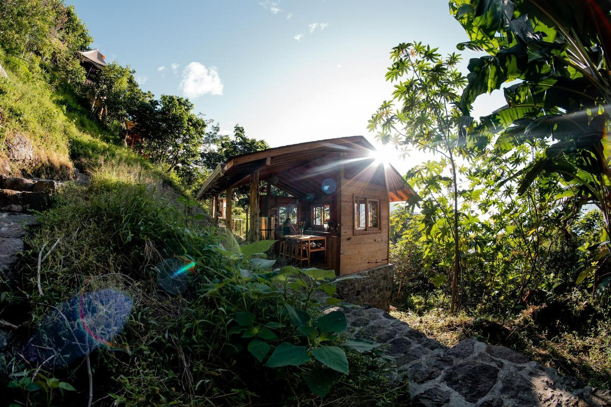 Fuego Atitlan Eco-Hotel San Marcos La Laguna Exterior foto