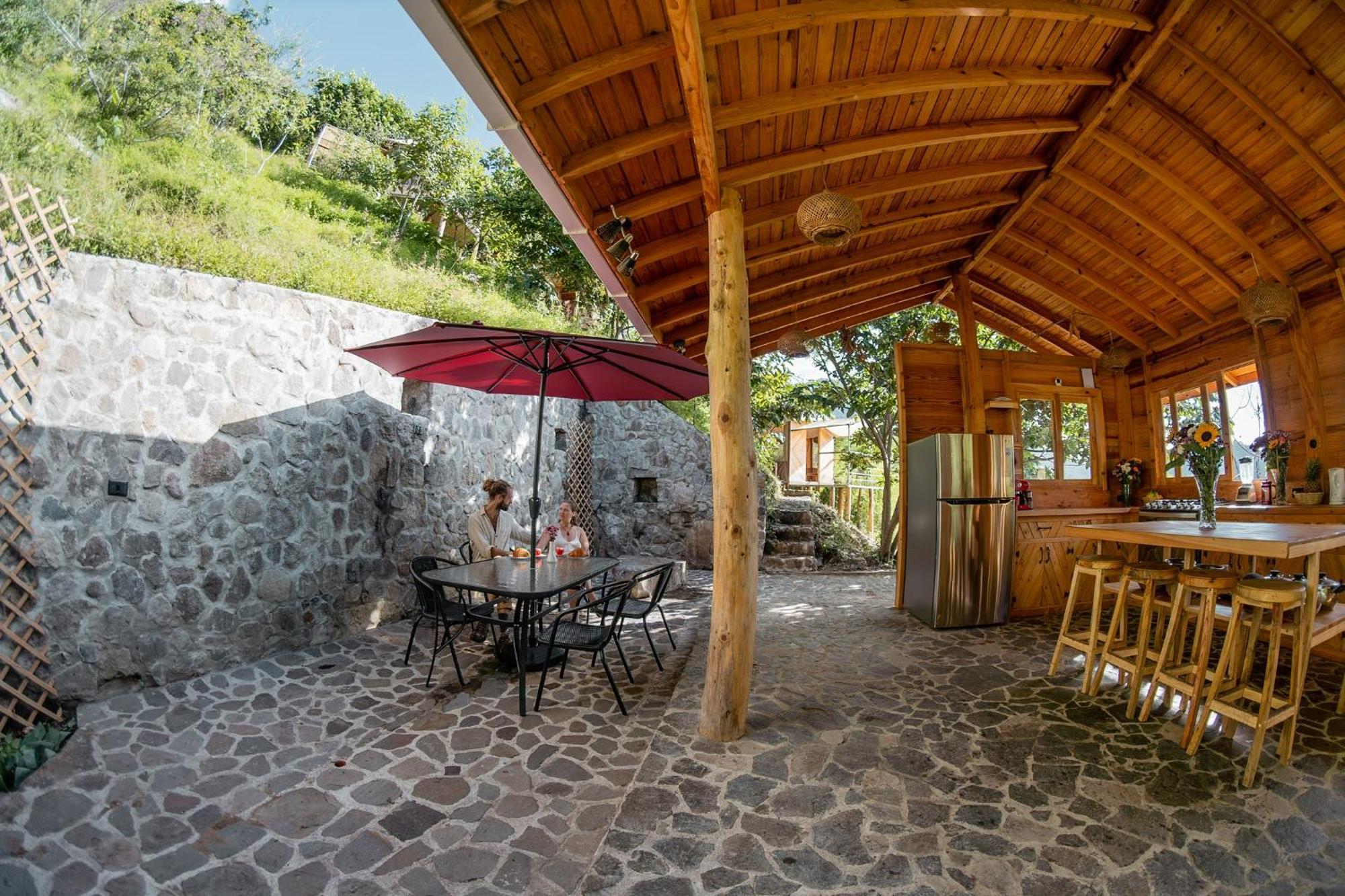 Fuego Atitlan Eco-Hotel San Marcos La Laguna Exterior foto